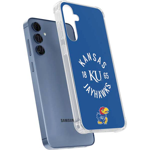 University of Kansas Jayhawks KY 1865 Galaxy A35 5G Clear Case